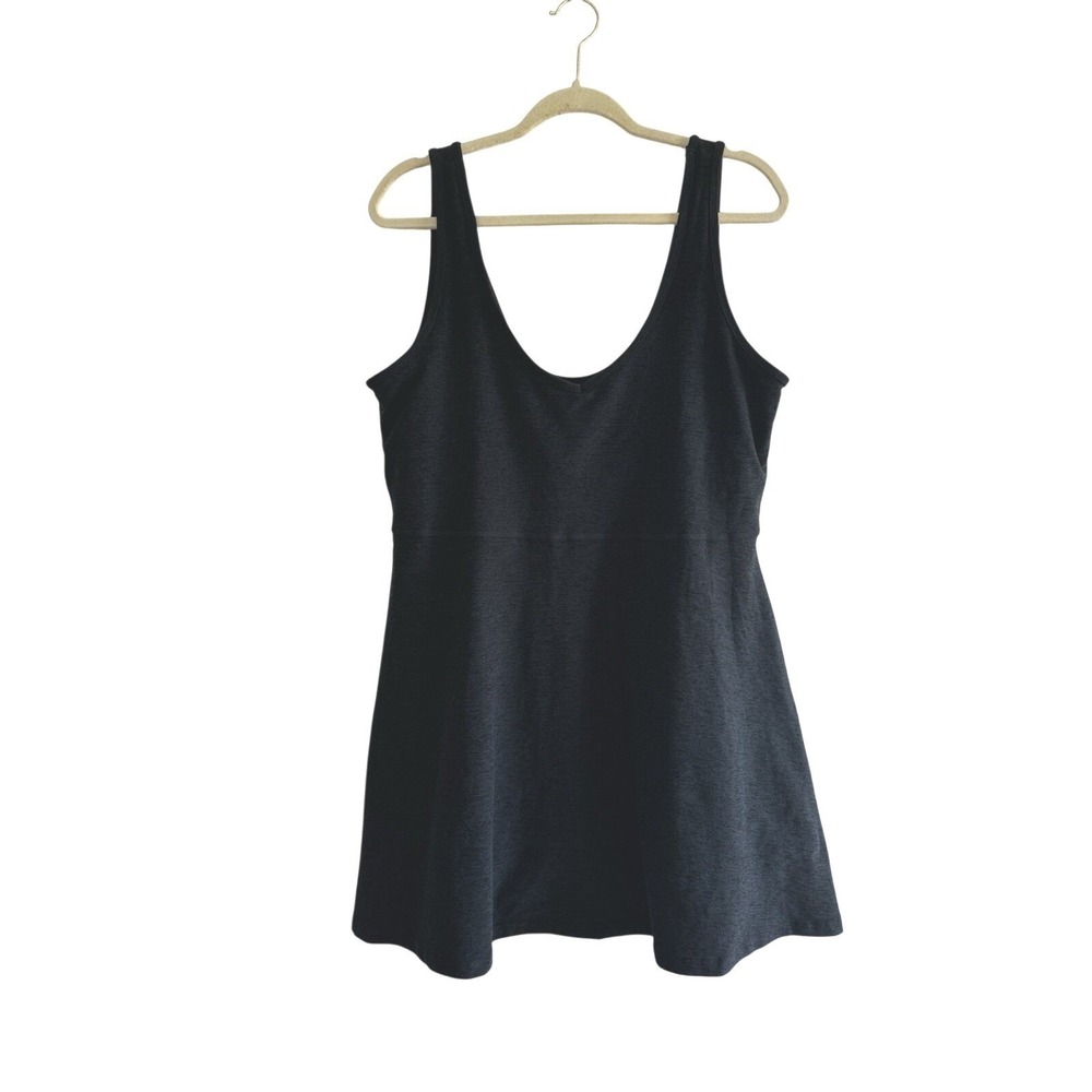 Beyond Yoga Spacedye Movement Dress‎ XL Black Athletic V Neck Tennis Pickleball